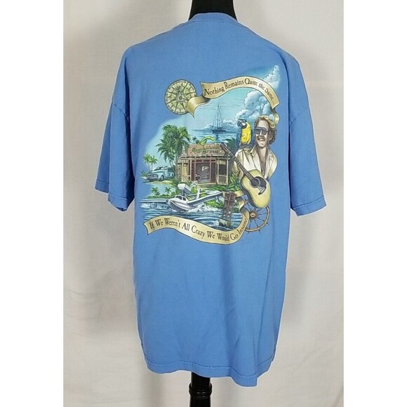 Jimmy Buffett Margaritaville T-Shirt, XL KEY WEST Florida, Changes in Latitudes - Picture 7 of 11